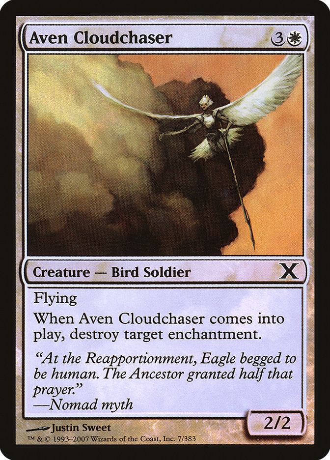 Aven Cloudchaser (Premium Foil) [Tenth Edition] | Nerdhalla Games