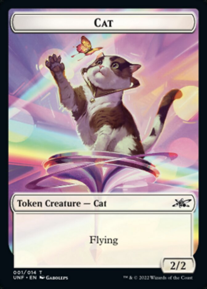 Cat Token [Unfinity Tokens] | Nerdhalla Games