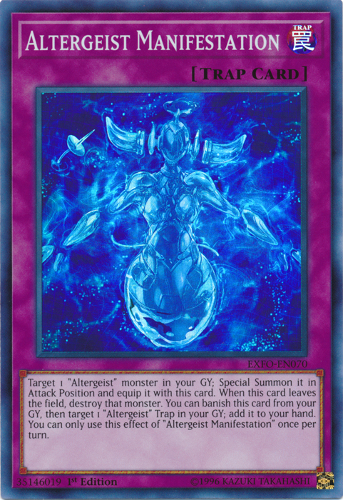 Altergeist Manifestation [EXFO-EN070] Super Rare | Nerdhalla Games