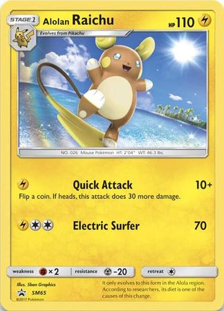 Alolan Raichu (SM65) (Jumbo Card) [Sun & Moon: Black Star Promos] | Nerdhalla Games