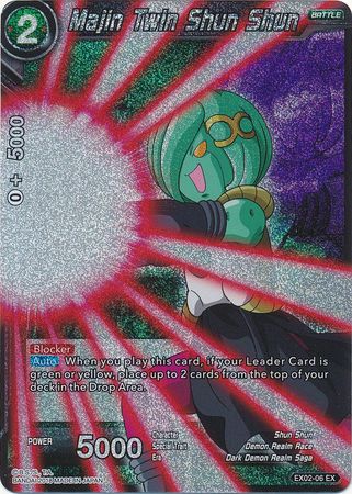 Majin Twin Shun Shun (Foil) (EX02-06) [Dark Demon's Villains] | Nerdhalla Games