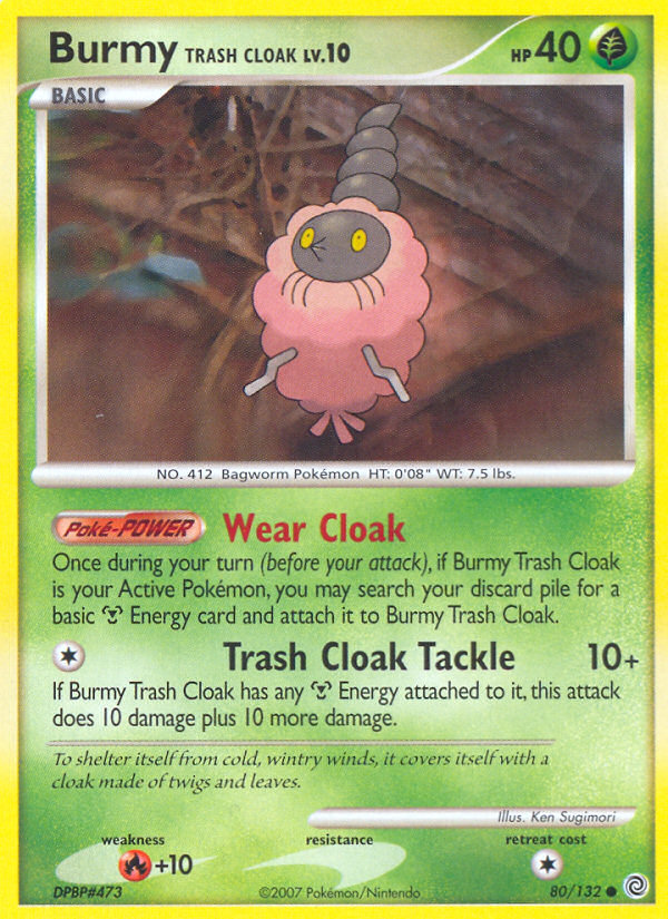 Burmy Trash Cloak (80/132) [Diamond & Pearl: Secret Wonders] | Nerdhalla Games