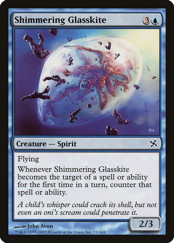 Shimmering Glasskite [Betrayers of Kamigawa] | Nerdhalla Games