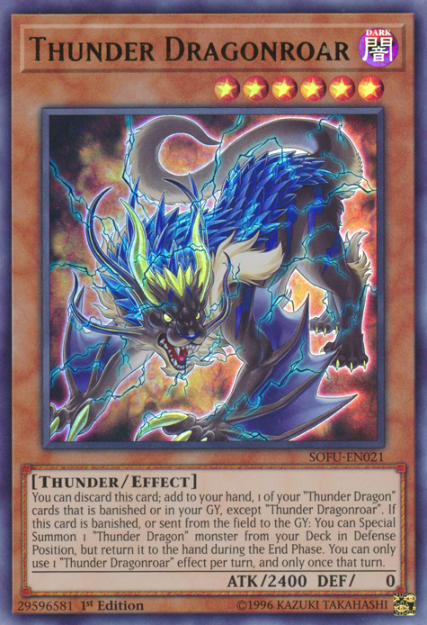 Thunder Dragonroar [SOFU-EN021] Ultra Rare | Nerdhalla Games