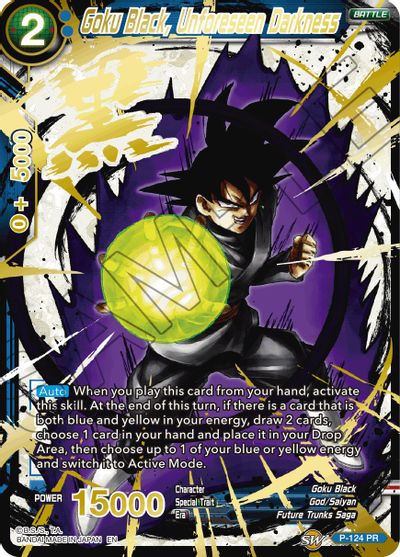 Goku Black, Unforeseen Darkness (Alternate Art) [P-124] | Nerdhalla Games