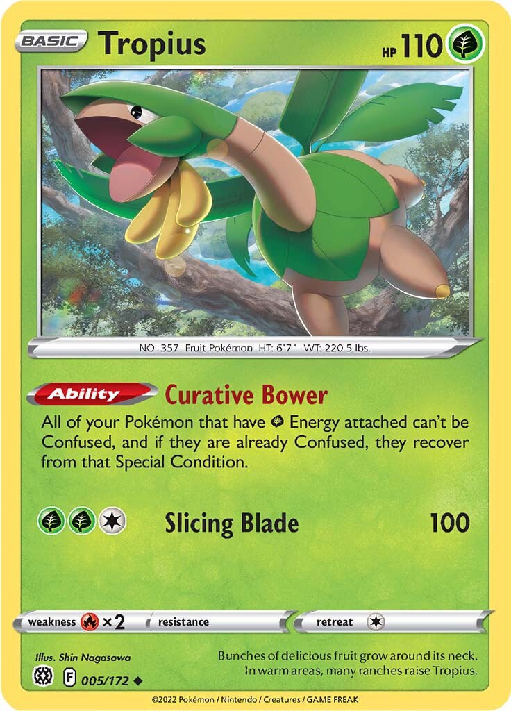 Tropius (005/172) [Sword & Shield: Brilliant Stars] | Nerdhalla Games