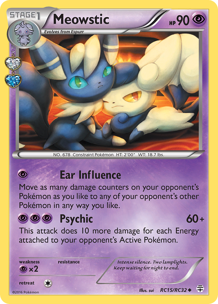 Meowstic (RC15/RC32) [XY: Generations] | Nerdhalla Games