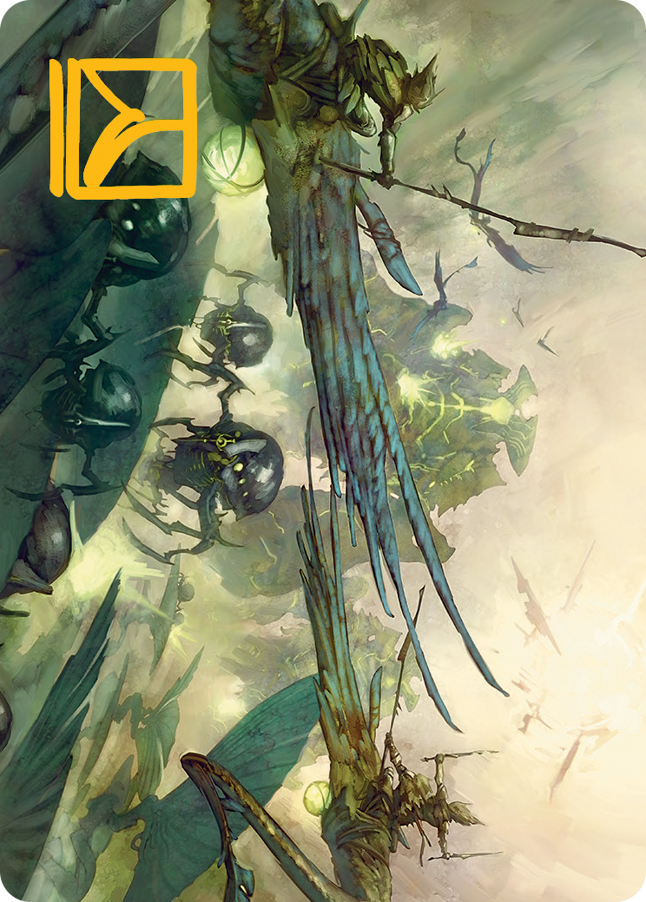 Invasion of Pyrulea Art Card (Gold-Stamped Signature) [March of the Machine Art Series] | Nerdhalla Games