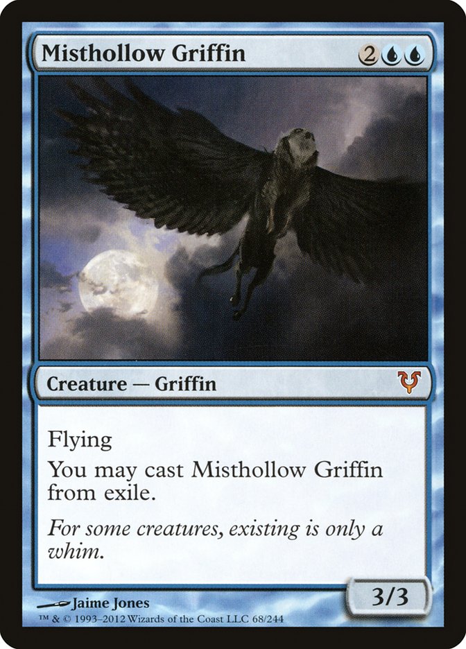 Misthollow Griffin [Avacyn Restored] | Nerdhalla Games