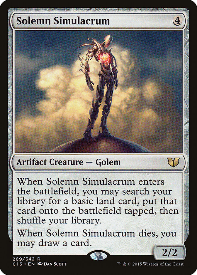 Solemn Simulacrum [Commander 2015] | Nerdhalla Games