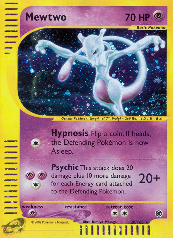 Mewtwo (20/165) [Expedition: Base Set] | Nerdhalla Games