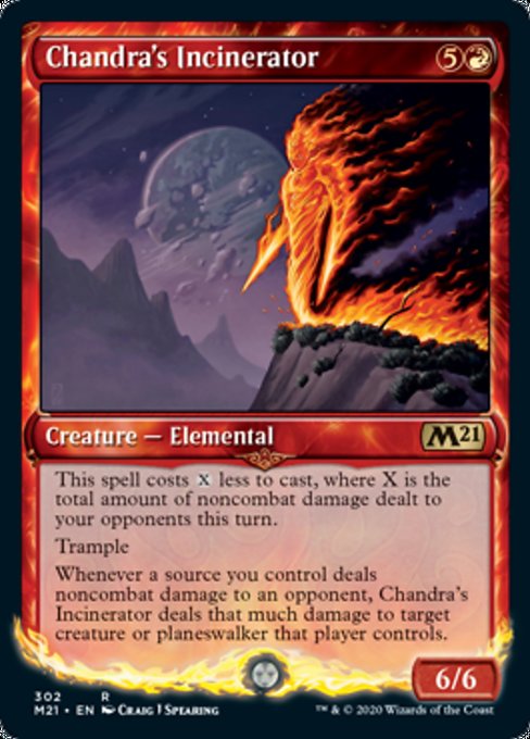 Chandra's Incinerator (Showcase) [Core Set 2021] | Nerdhalla Games