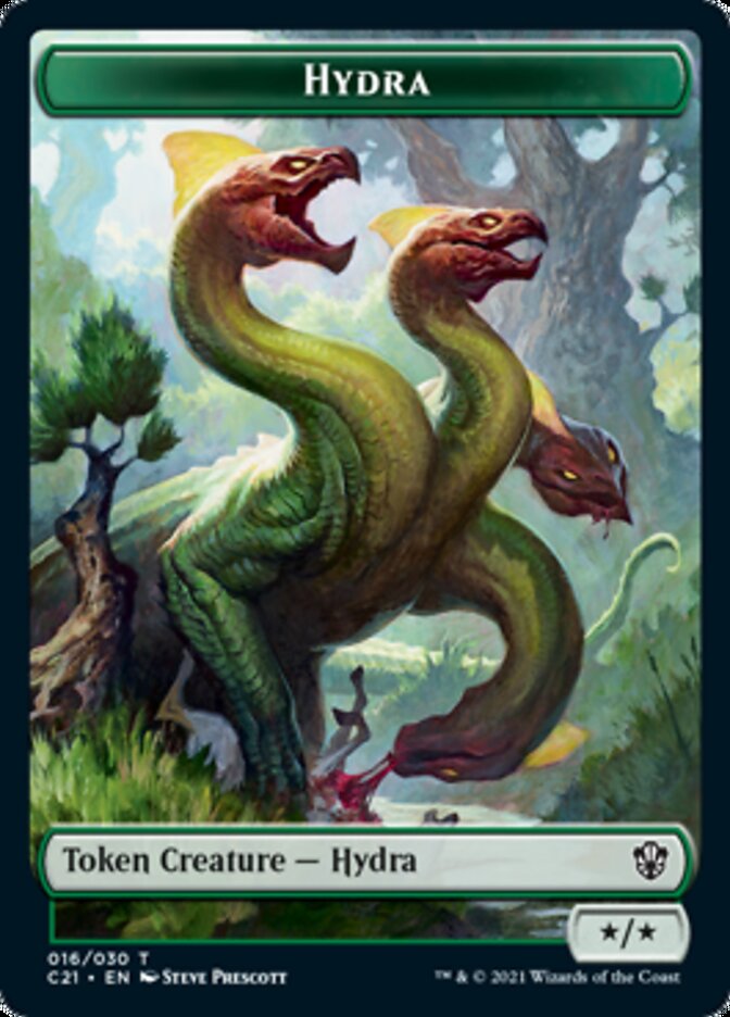 Hydra // Boar Token [Commander 2021 Tokens] | Nerdhalla Games