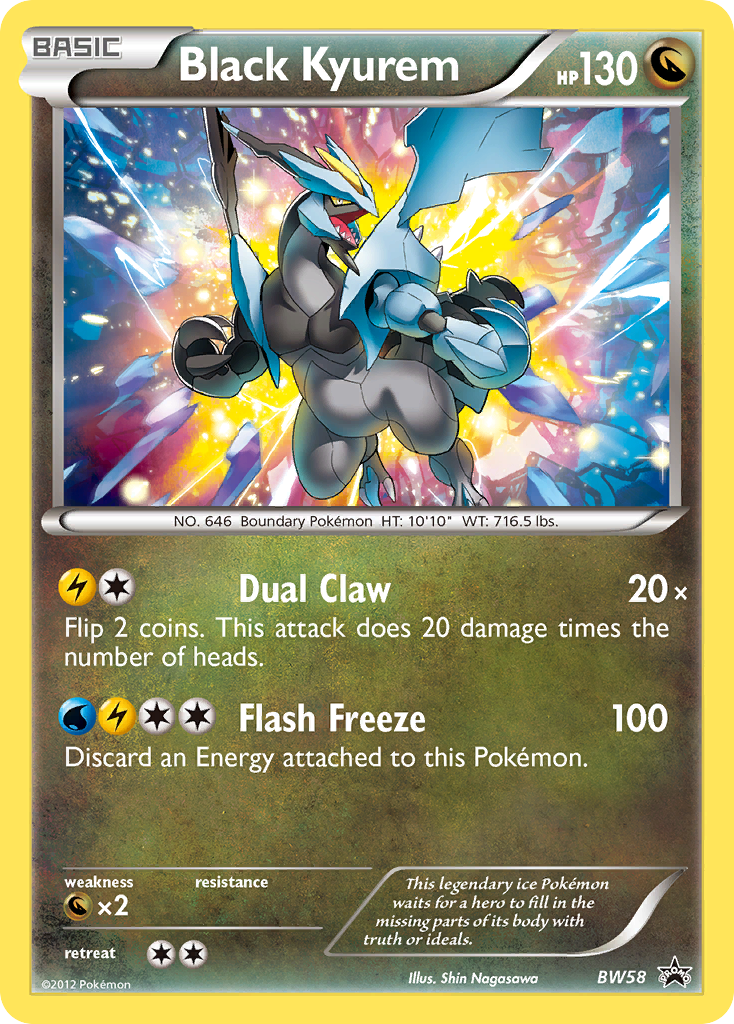 Black Kyurem (BW58) [Black & White: Black Star Promos] | Nerdhalla Games