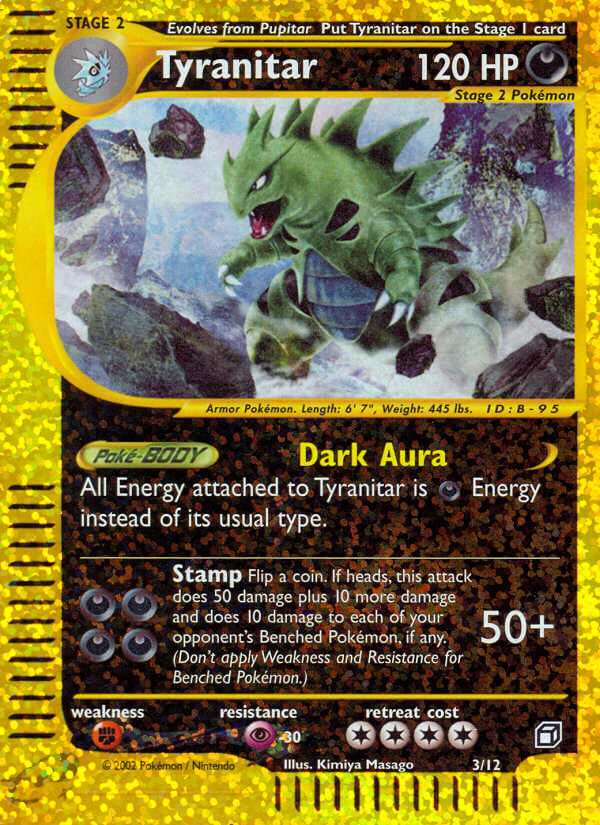 Tyranitar (3/12) [Box Topper] | Nerdhalla Games