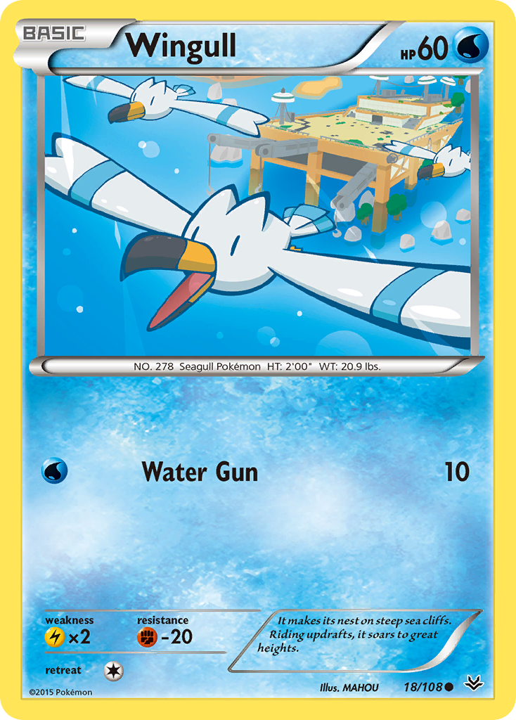 Wingull (18/108) [XY: Roaring Skies] | Nerdhalla Games