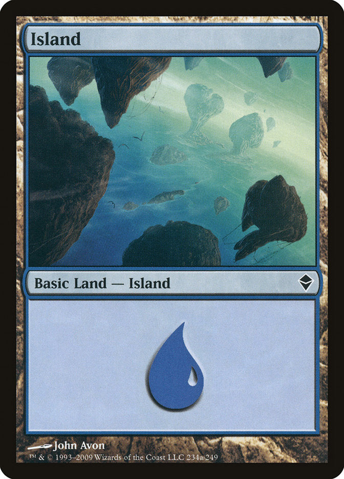 Island (234a) [Zendikar] | Nerdhalla Games