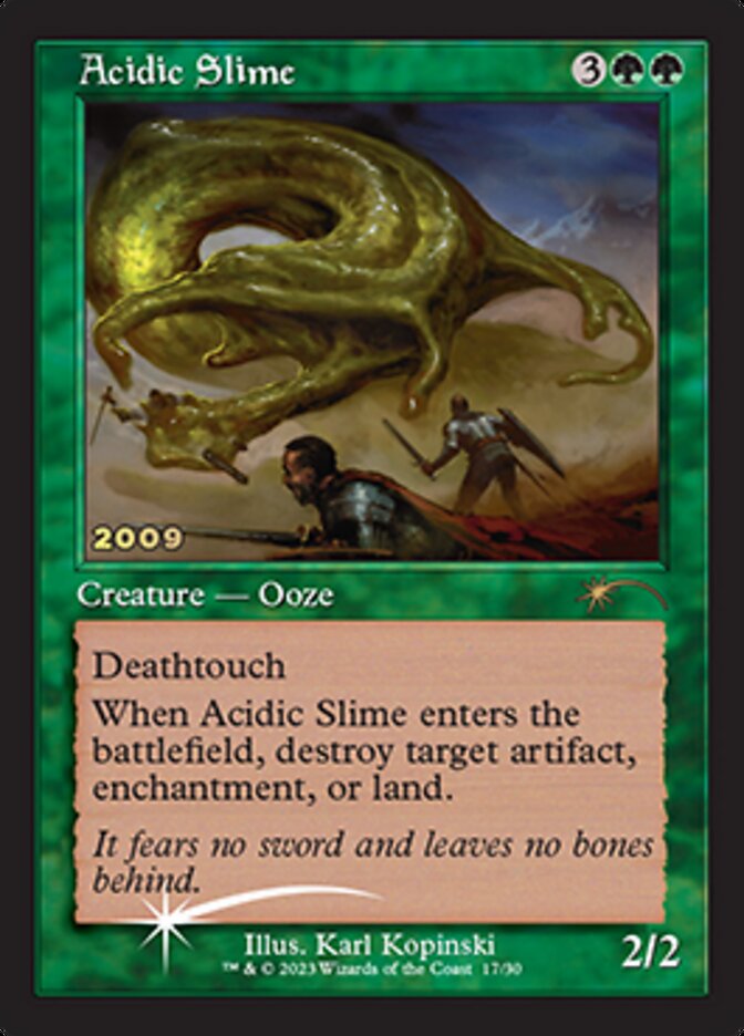 Acidic Slime [30th Anniversary Promos] | Nerdhalla Games