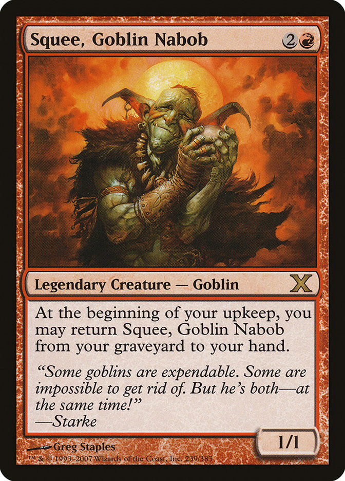 Squee, Goblin Nabob [Tenth Edition] | Nerdhalla Games