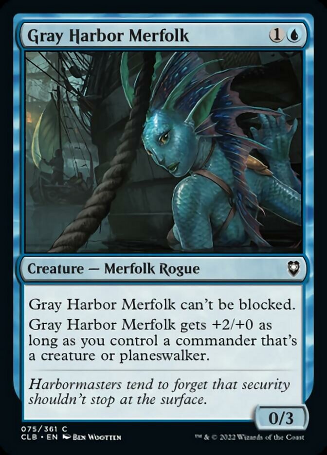 Gray Harbor Merfolk [Commander Legends: Battle for Baldur's Gate] | Nerdhalla Games