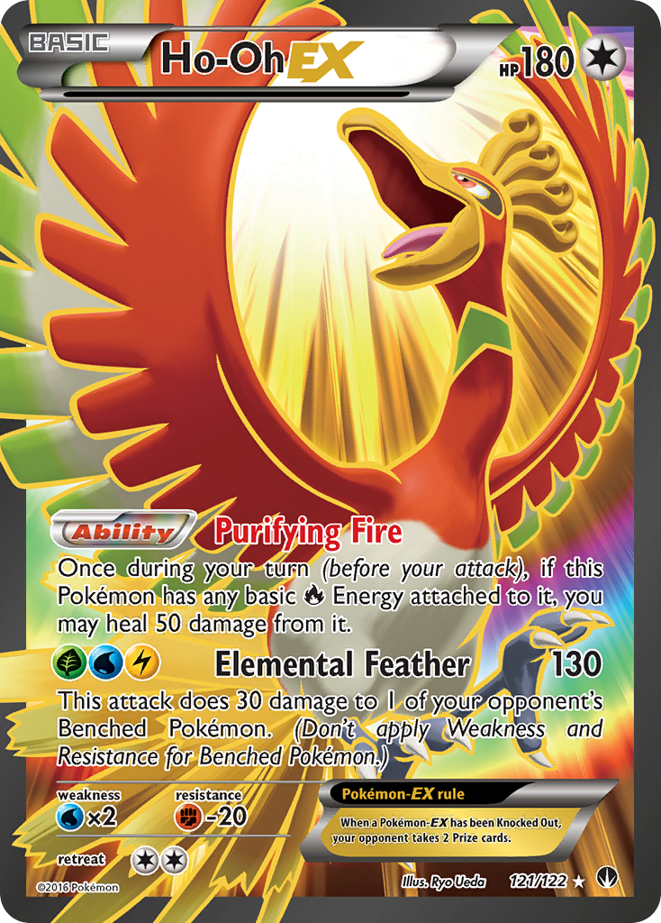 Ho-Oh EX (121/122) [XY: BREAKpoint] | Nerdhalla Games