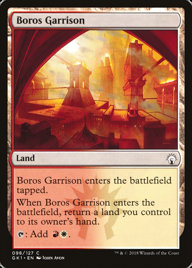 Boros Garrison [Guilds of Ravnica Guild Kit] | Nerdhalla Games