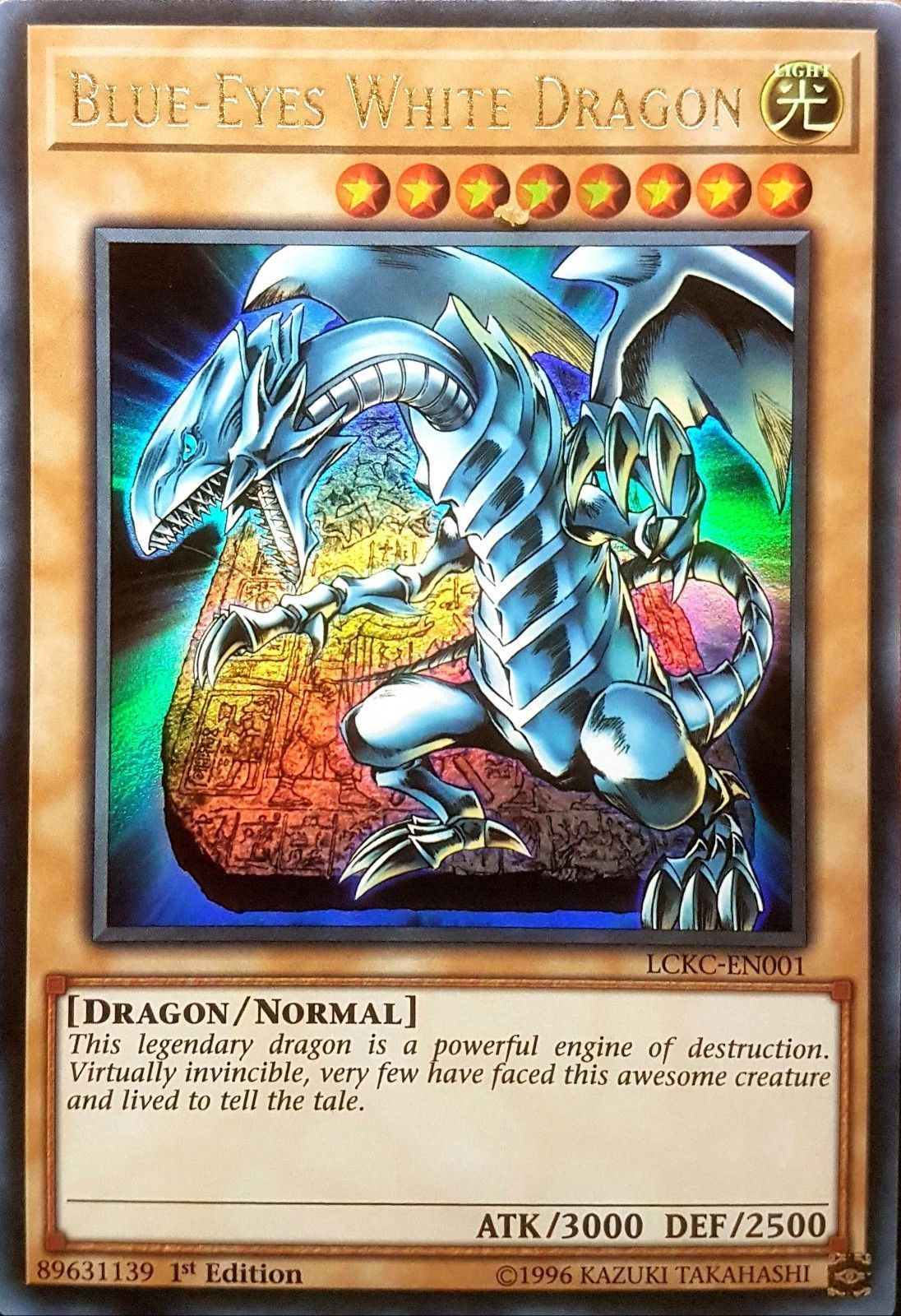 Blue-Eyes White Dragon (Version 4) [LCKC-EN001] Ultra Rare | Nerdhalla Games