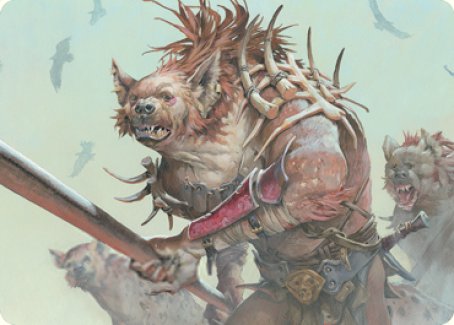 Gnoll Art Card [Dungeons & Dragons: Adventures in the Forgotten Realms Art Series] | Nerdhalla Games