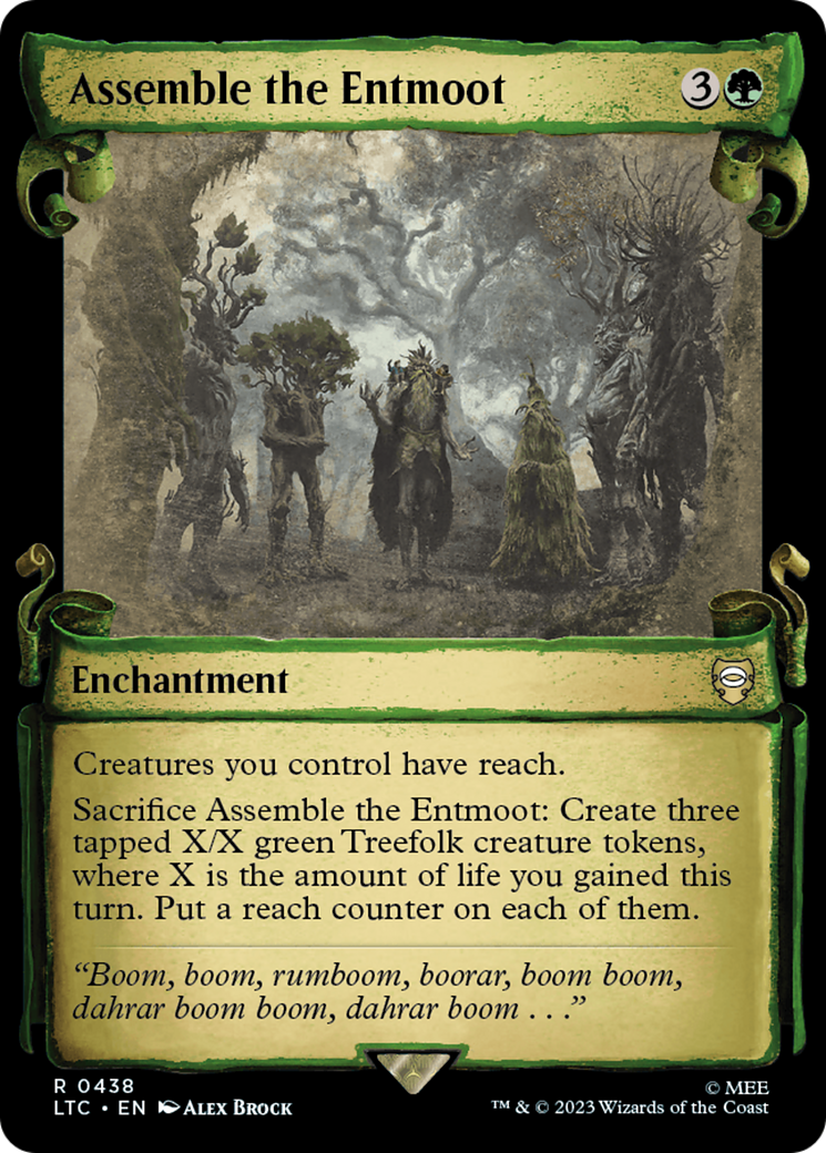 Assemble the Entmoot [The Lord of the Rings: Tales of Middle-Earth Commander Showcase Scrolls] | Nerdhalla Games