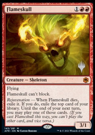 Flameskull (Promo Pack) [Dungeons & Dragons: Adventures in the Forgotten Realms Promos] | Nerdhalla Games