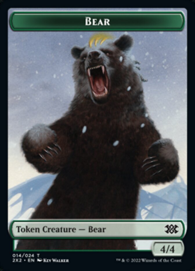 Bear // Eldrazi Scion Double-sided Token [Double Masters 2022 Tokens] | Nerdhalla Games