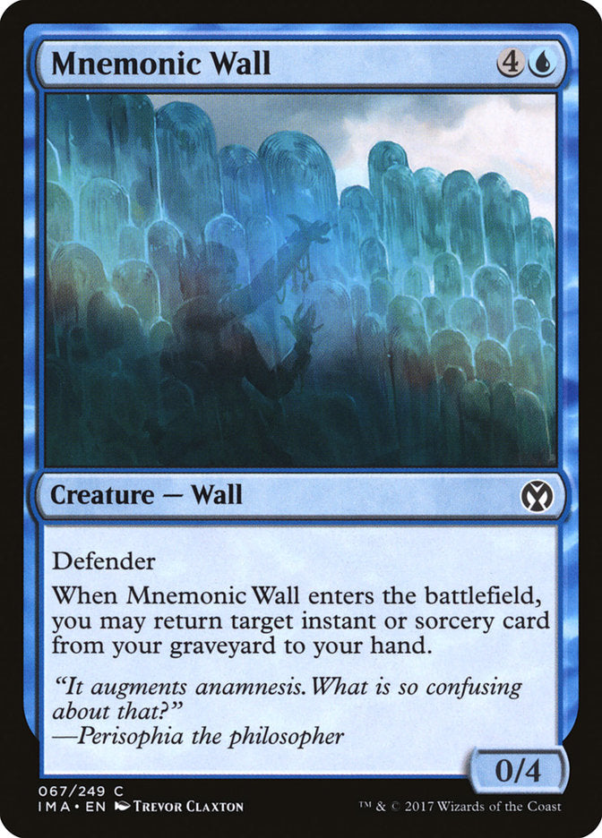 Mnemonic Wall [Iconic Masters] | Nerdhalla Games