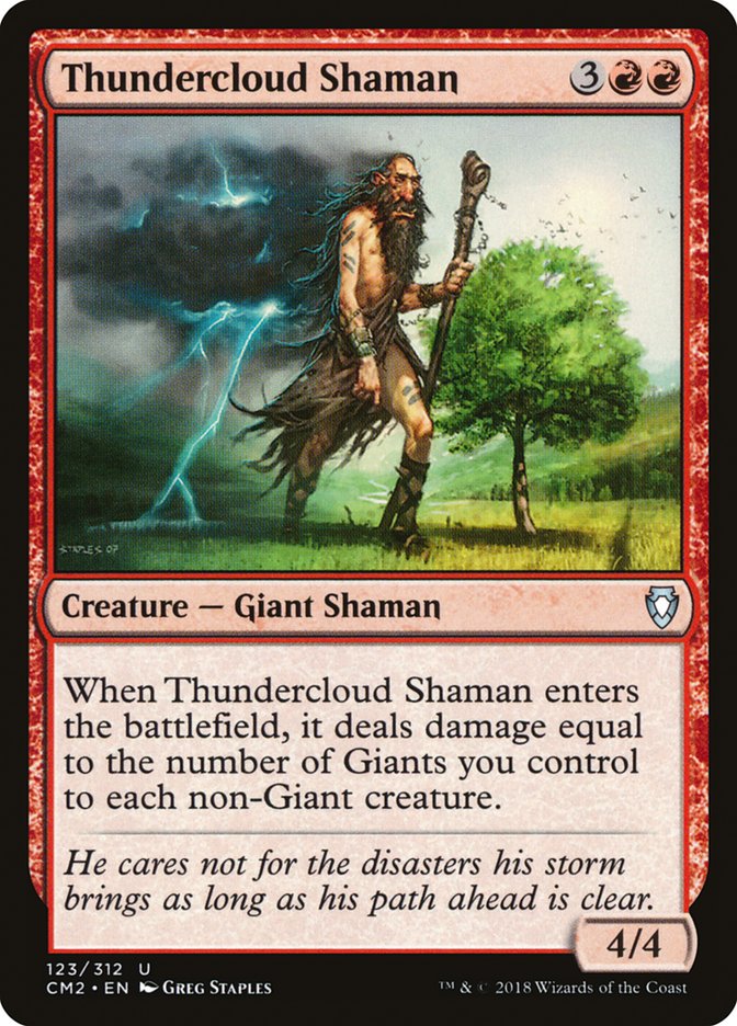 Thundercloud Shaman [Commander Anthology Volume II] | Nerdhalla Games