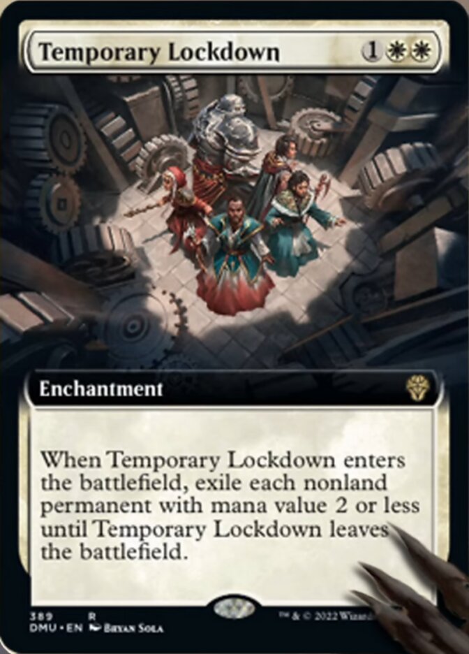 Temporary Lockdown (Extended Art) [Dominaria United] | Nerdhalla Games