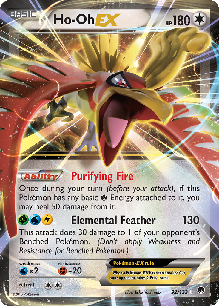 Ho-Oh EX (92/122) [XY: BREAKpoint] | Nerdhalla Games