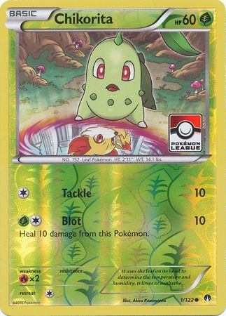 Chikorita (1/122) (League Promo) [XY: BREAKpoint] | Nerdhalla Games