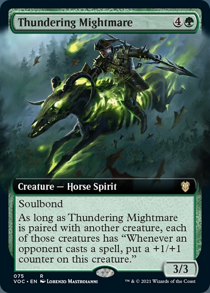 Thundering Mightmare (Extended) [Innistrad: Crimson Vow Commander] | Nerdhalla Games