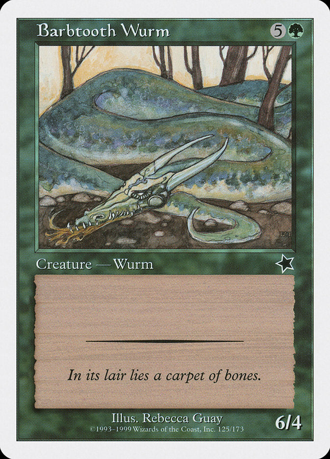 Barbtooth Wurm [Starter 1999] | Nerdhalla Games