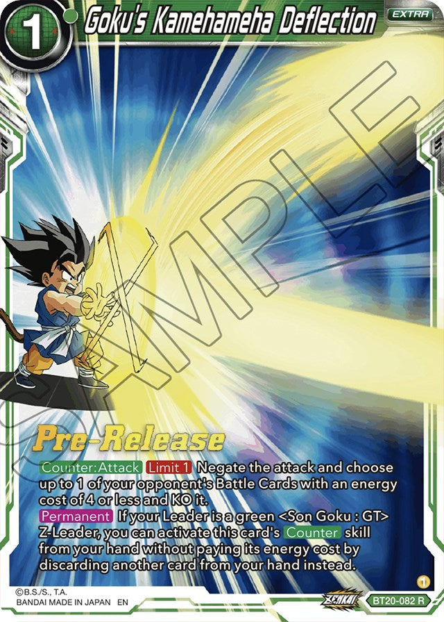 Goku's Kamehameha Deflection (BT20-082) [Power Absorbed Prerelease Promos] | Nerdhalla Games