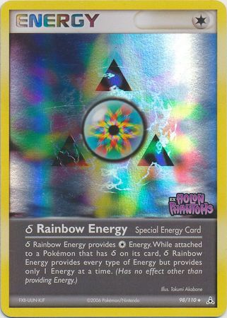 Rainbow Energy (98/110) (Delta Species) (Stamped) [EX: Holon Phantoms] | Nerdhalla Games