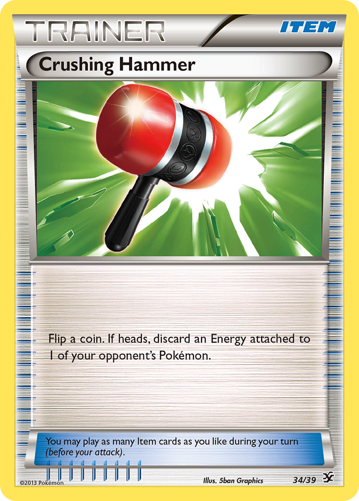 Crushing Hammer (34/39) [XY: Kalos Starter Set] | Nerdhalla Games