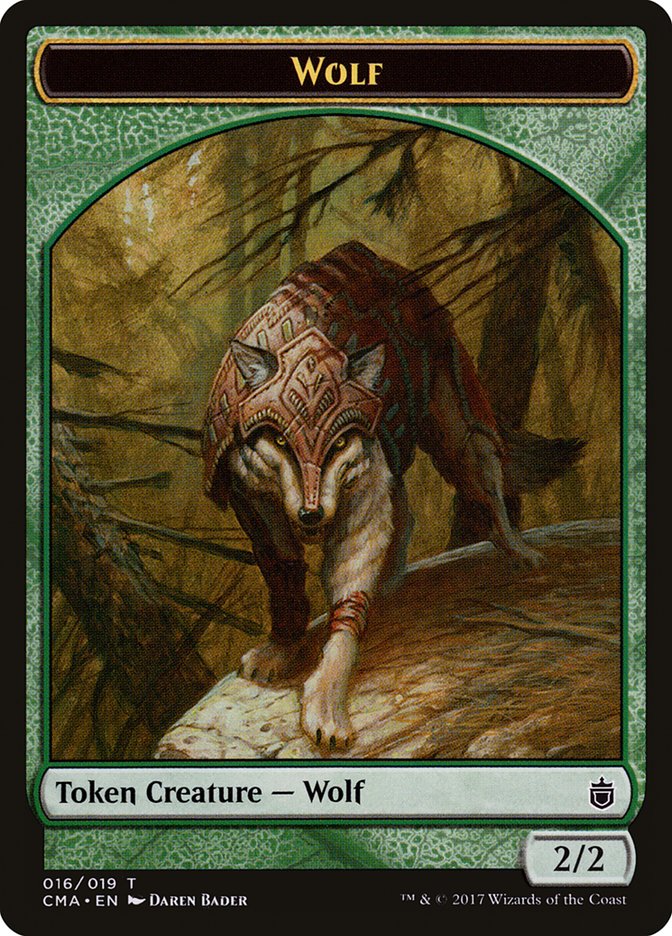 Wolf (016/019) [Commander Anthology Tokens] | Nerdhalla Games