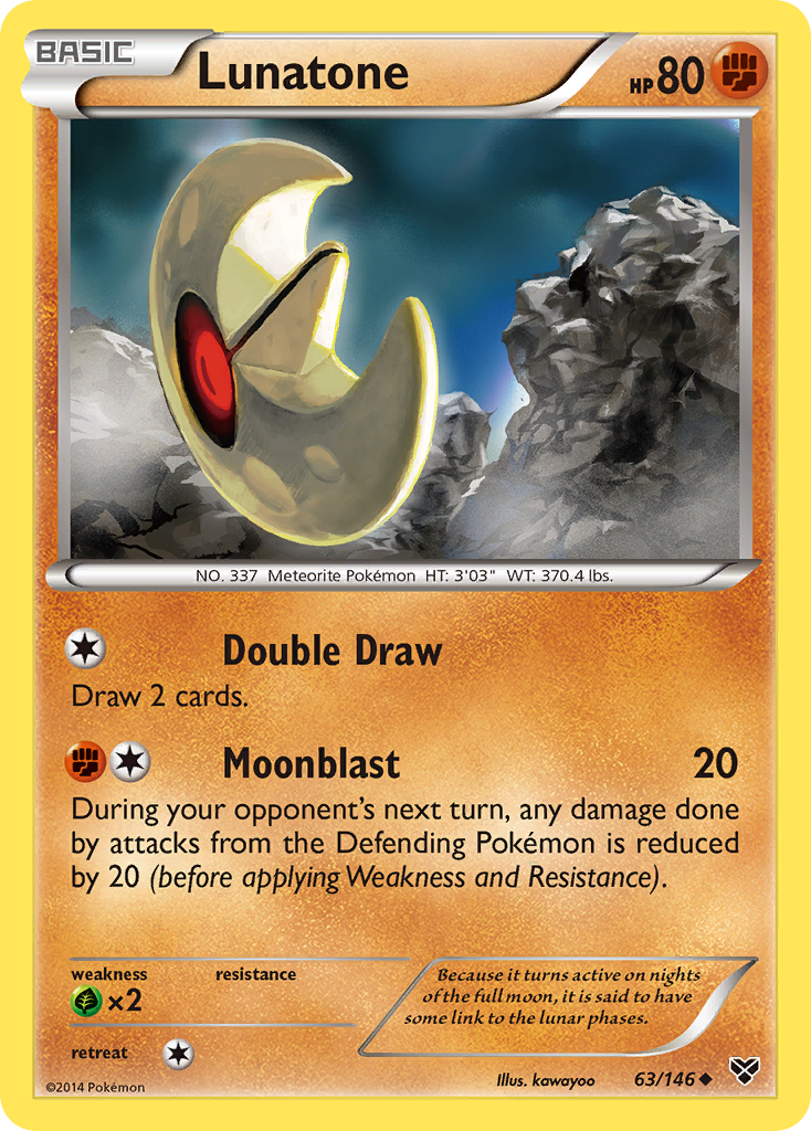 Lunatone (63/146) [XY: Base Set] | Nerdhalla Games