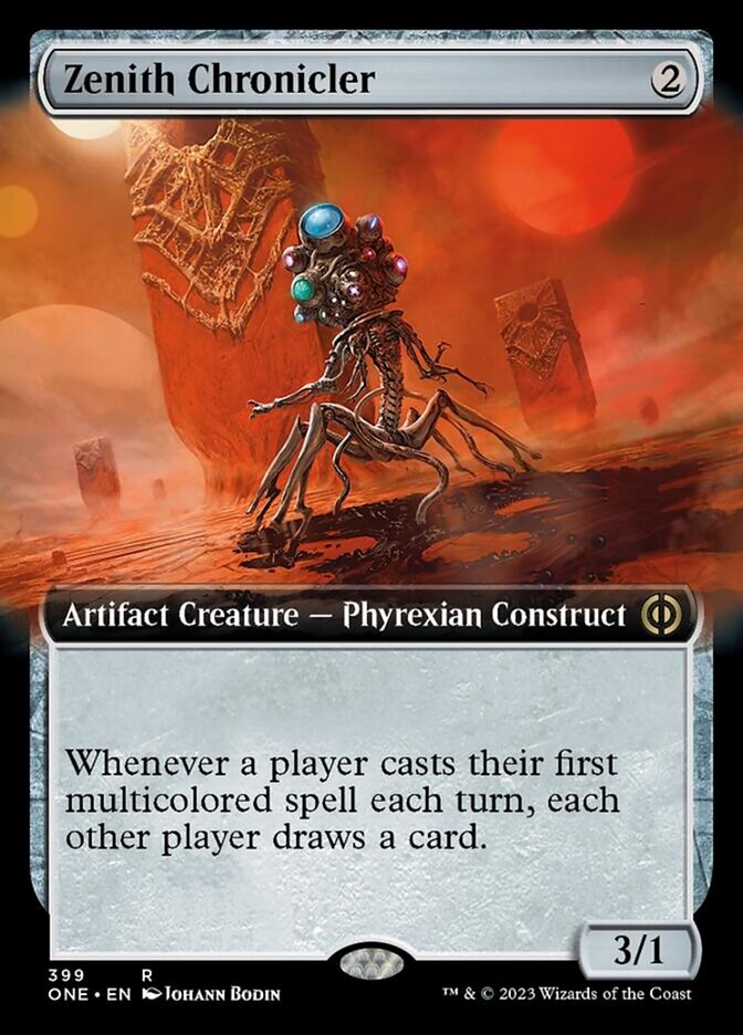 Zenith Chronicler (Extended Art) [Phyrexia: All Will Be One] | Nerdhalla Games