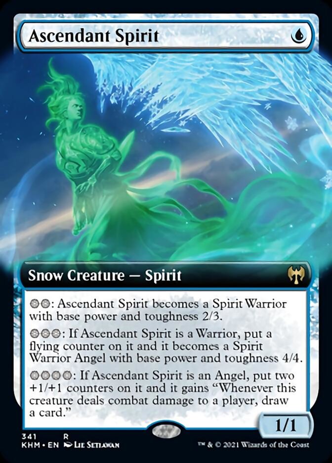 Ascendant Spirit (Extended Art) [Kaldheim] | Nerdhalla Games