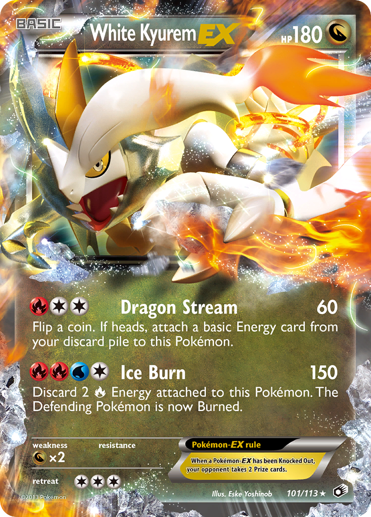 White Kyurem EX (101/113) [Black & White: Legendary Treasures] | Nerdhalla Games