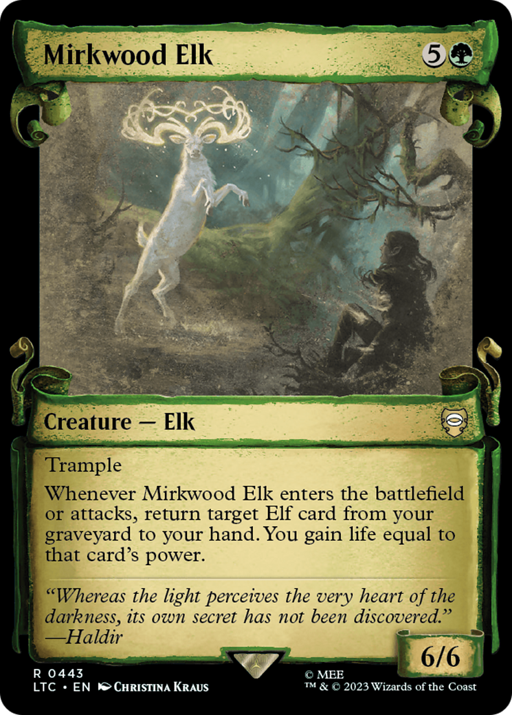 Mirkwood Elk [The Lord of the Rings: Tales of Middle-Earth Commander Showcase Scrolls] | Nerdhalla Games