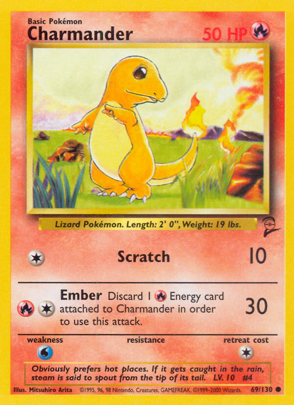 Charmander (69/130) [Base Set 2] | Nerdhalla Games