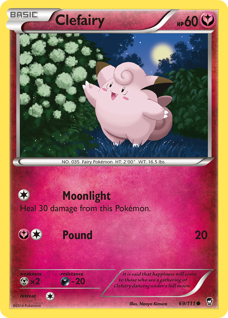 Clefairy (69/111) [XY: Furious Fists] | Nerdhalla Games