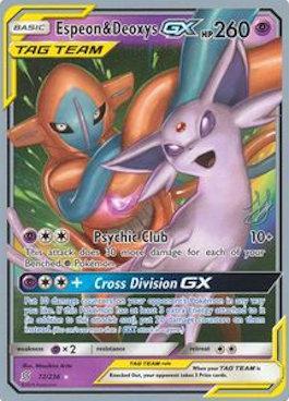 Espeon & Deoxys GX (72/236) (Perfection - Henry Brand) [World Championships 2019] | Nerdhalla Games